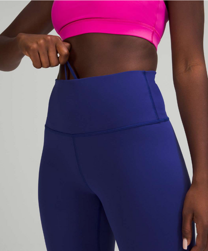 Lululemon Wunder Train High-Rise Crop 23" Inseam Larkspur Sz 10 Brand New