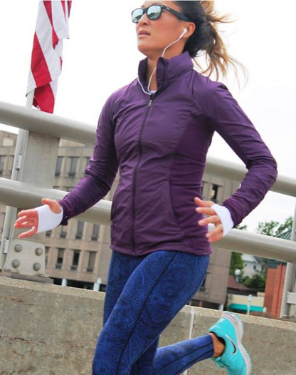 Lululemon Like Nothing Tight 7/8 25" Inseam Antique Paisley Sapphire Blue Black Sz 10 Brand New