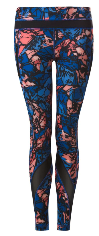 Lululemon Inspire Tight II 7/8 25" Inseam Paint Storm Harbor Blue Multi Sz 10 Brand New