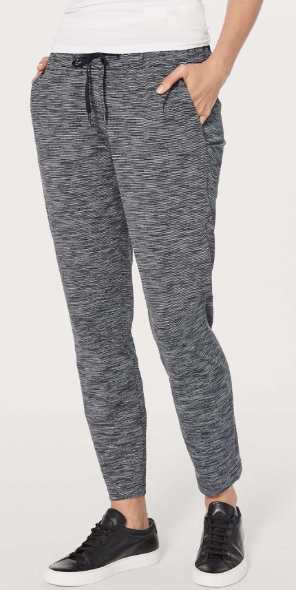Lululemon On The Fly Pant 28" Inseam Wee Are From Space Black Slate/Black Sz 10 Brand New