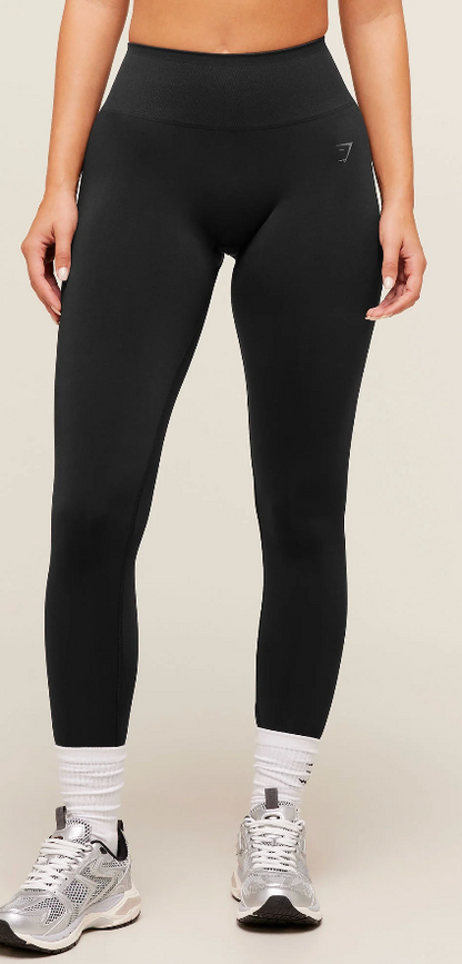 ZZ Gymshark 26" Inseam Black Sz 8/10 Medium Brand New
