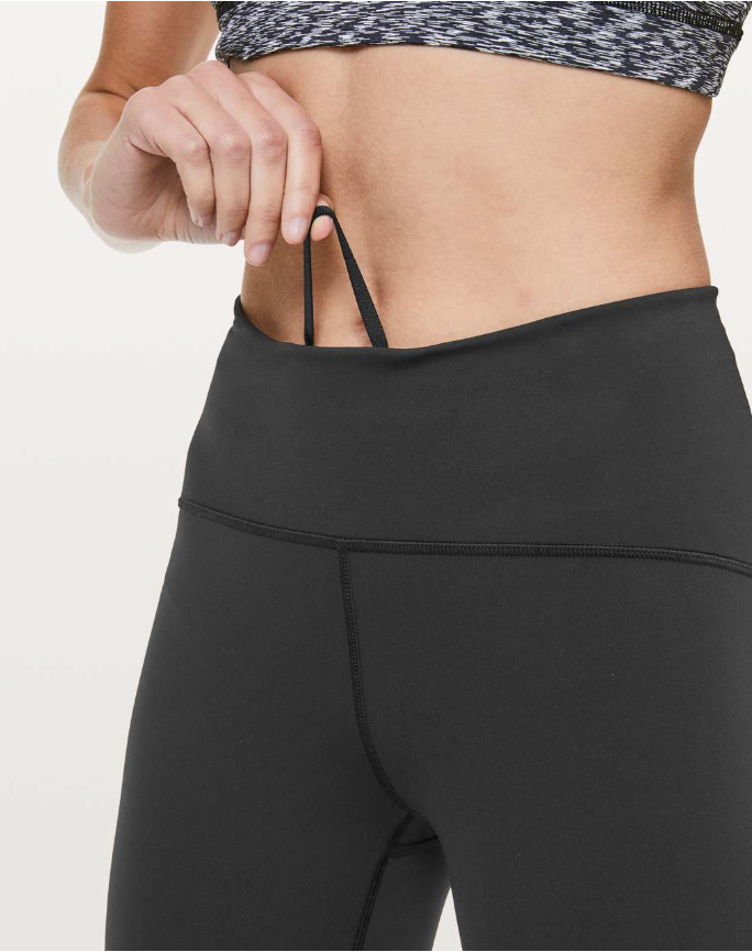 Lululemon Train Times 7/8 25" Inseam Black Sz 10 Brand New