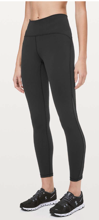 Lululemon Train Times 7/8 25" Inseam Black Sz 10 Brand New