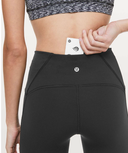 Lululemon Train Times 7/8 25" Inseam Black Sz 10 Brand New