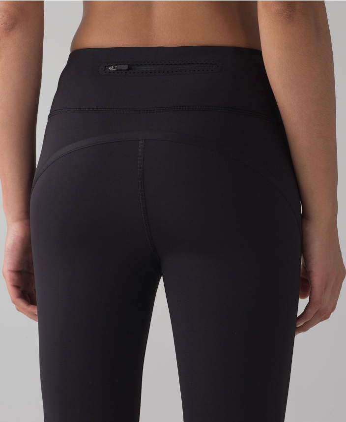 Lululemon Smooth Stride Tight 7/8 25" Inseam Black SZ 10 Brand New