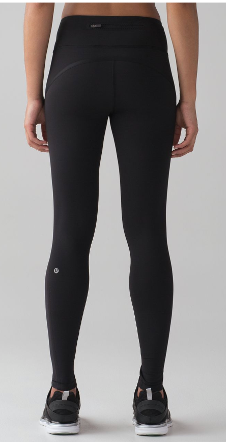 Lululemon Smooth Stride Tight 7/8 25" Inseam Black SZ 10 Brand New