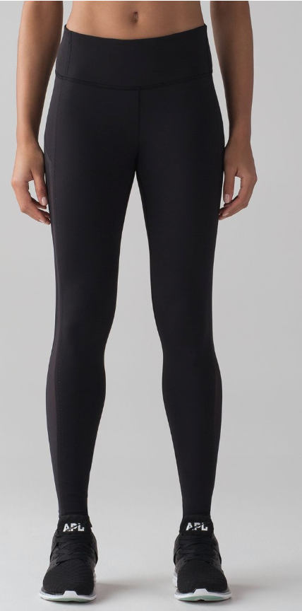 Lululemon Smooth Stride Tight 7/8 25" Inseam Black SZ 10 Brand New