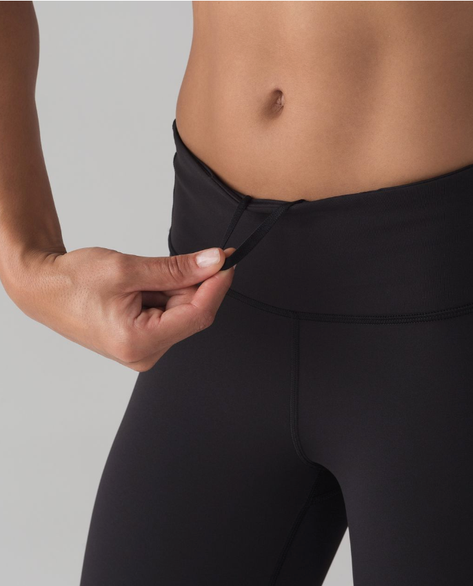 Lululemon Smooth Stride Tight 7/8 25" Inseam Black SZ 10 Brand New