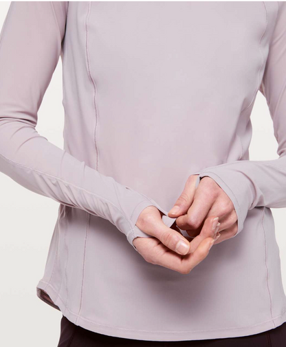 Lululemon Sculpt Long Sleeve Powdered Mauve Sz 10 Brand New