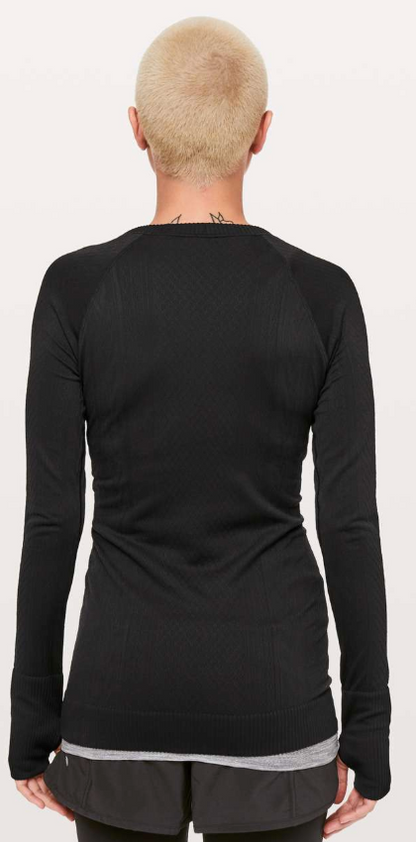 Lululemon Rest Less Pullover Black/Black Sz 10 Brand New