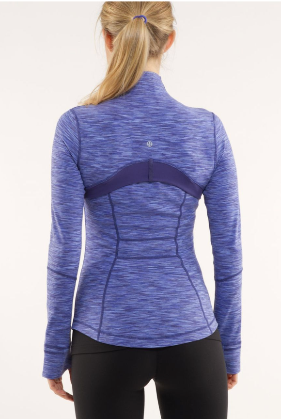 Lululemon Define Jacket Royalty Space Dye/Royalty Sz 10