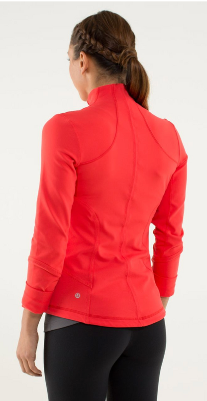 Lululemon Forme Jacket Love Red Sz 10