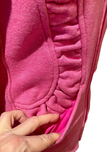 Lululemon Cuddle Up Jacket Sparkle Heathered Paris Pink/Paris Pink Sz 10 RARE