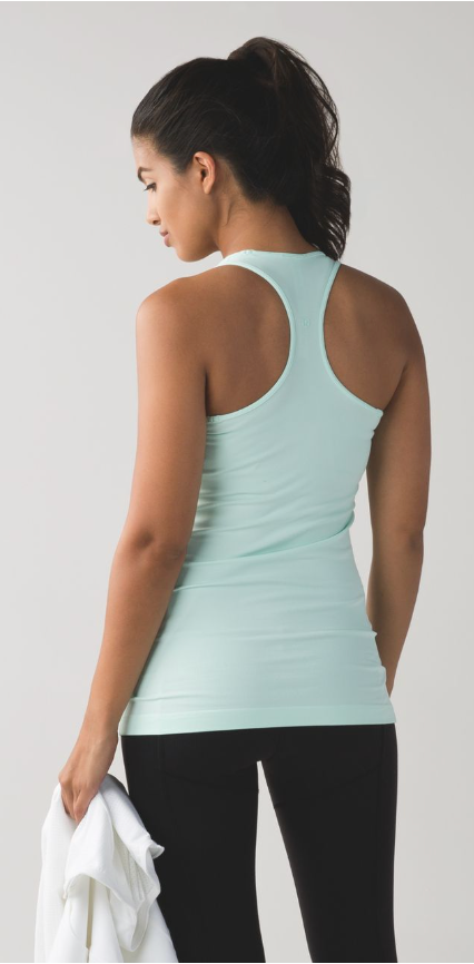 Lululemon Cool Racerback Sea Mist Sz 18/20 Brand New
