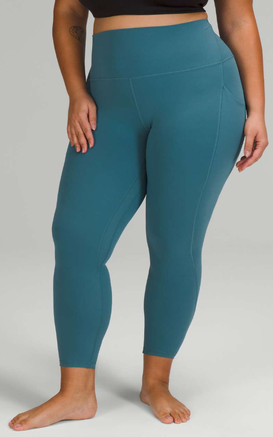 Lululemon Align High-Rise Pant with Pockets 25" Inseam Capture Blue Sz 20 Brand New