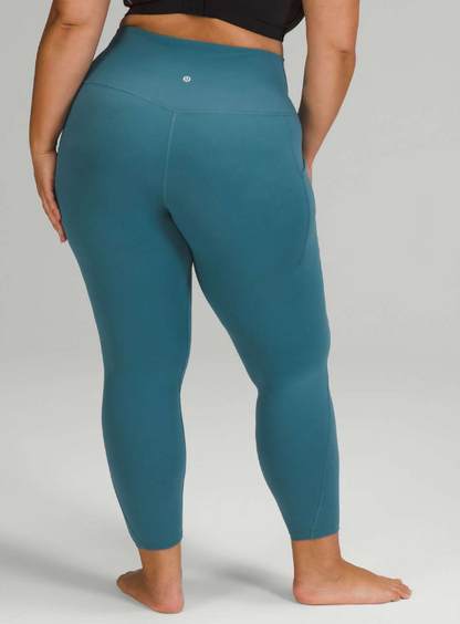 Lululemon Align High-Rise Pant with Pockets 25" Inseam Capture Blue Sz 20 Brand New