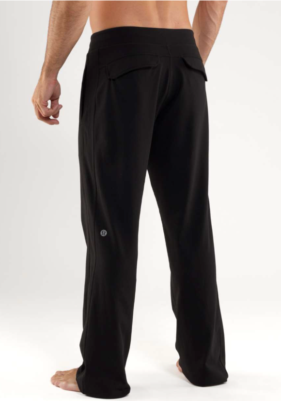 Lululemon Men's Kung Fu Pant (Regular) Black Loose Fit Sz XL