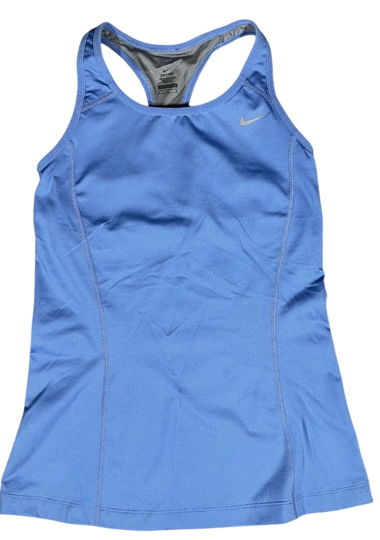 Nike Swoosh Women's Dri Fit Medium-Support Padded Sports Bra Tank Sz Med