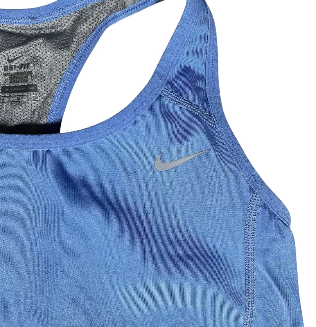 Nike Swoosh Women's Dri Fit Medium-Support Padded Sports Bra Tank Sz Med