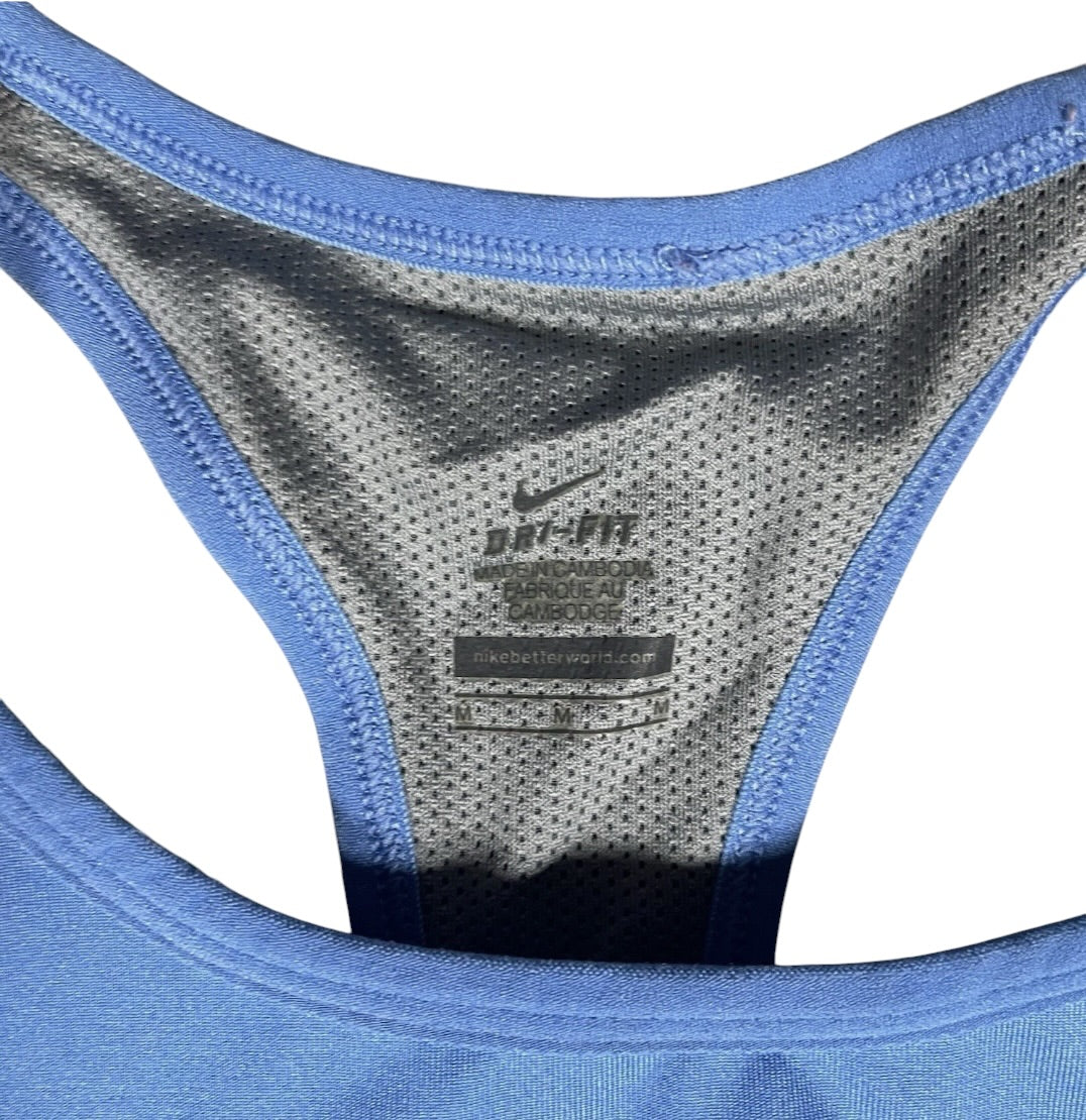 Nike Swoosh Women's Dri Fit Medium-Support Padded Sports Bra Tank Sz Med