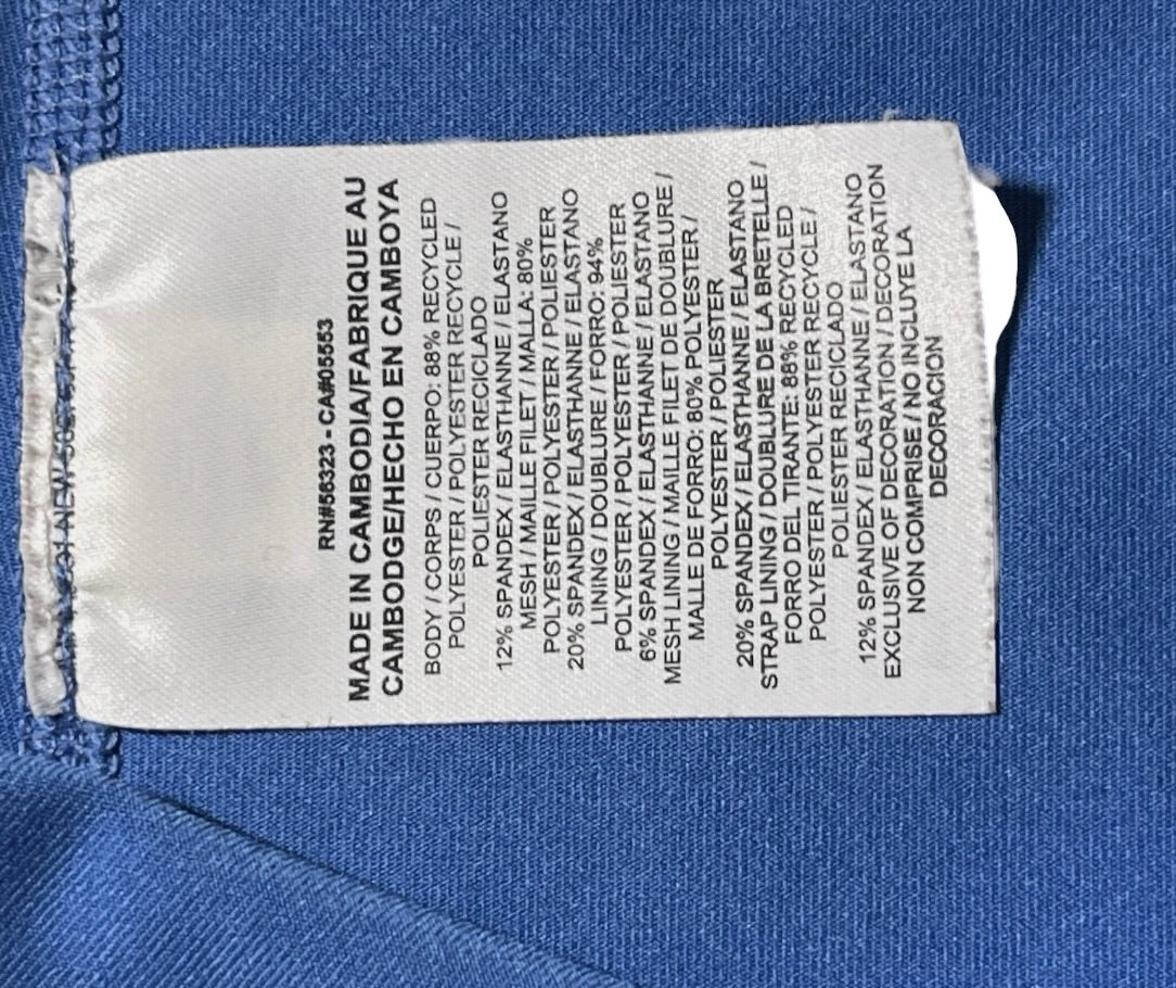Nike Swoosh Women's Dri Fit Medium-Support Padded Sports Bra Tank Sz Med