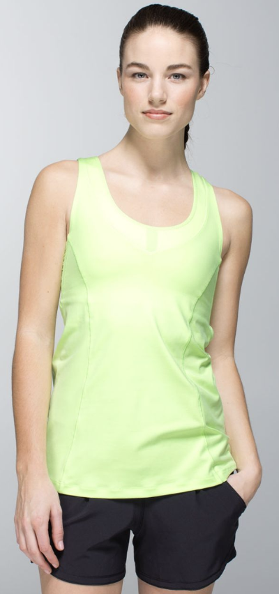 Lululemon Tone It Tank Clear Mint Sz 4 Brand New