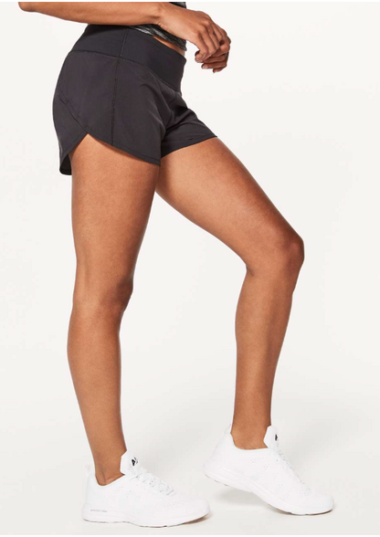 Lululemon Speed Up Short 4" Inseam Black (First Release) Sz 4