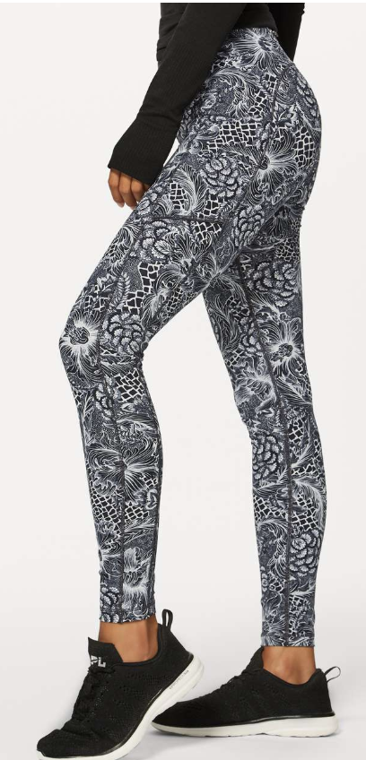 Lululemon Speed Up Tight 28" Inseam Nouveau Starlight Black Sz 12 Brand New