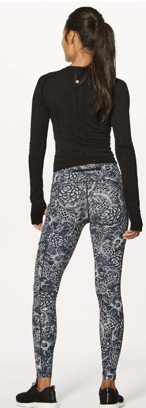 Lululemon Speed Up Tight 28" Inseam Nouveau Starlight Black Sz 12 Brand New