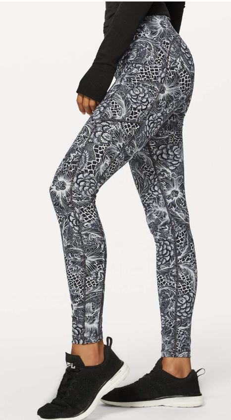 Lululemon Speed Up Tight 28" Inseam Nouveau Starlight Black Sz 12 Brand New
