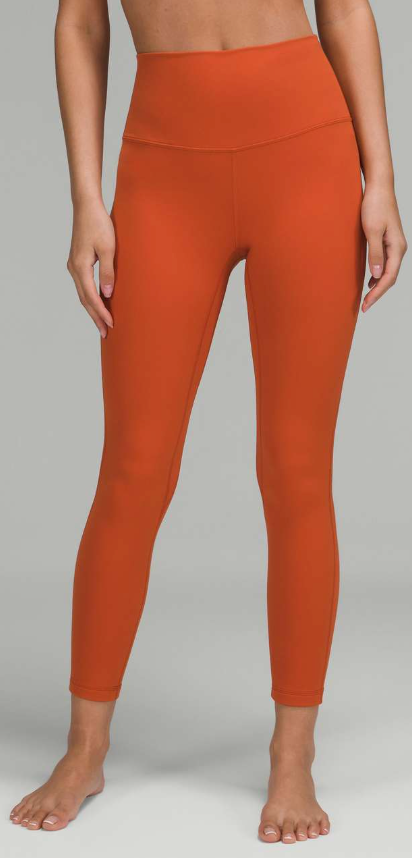 Lululemon Align High-Rise Pant 25" Inseam Canyon Orange Sz 14 Brand New