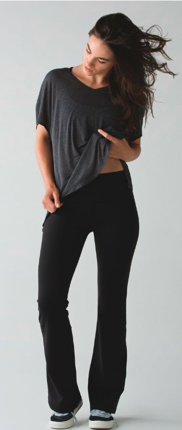 Lululemon Groove Pant III 32" Inseam Full-On Luon Black Sz 14