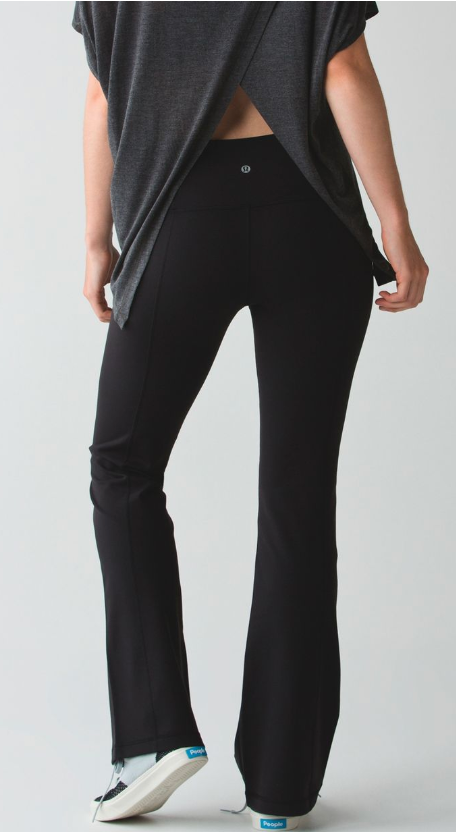 Lululemon Groove Pant III 32" Inseam Full-On Luon Black Sz 14