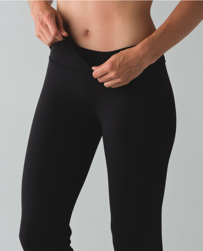Lululemon Groove Pant III 32" Inseam Full-On Luon Black Sz 14