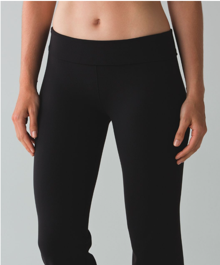 Lululemon Groove Pant III 32" Inseam Full-On Luon Black Sz 14