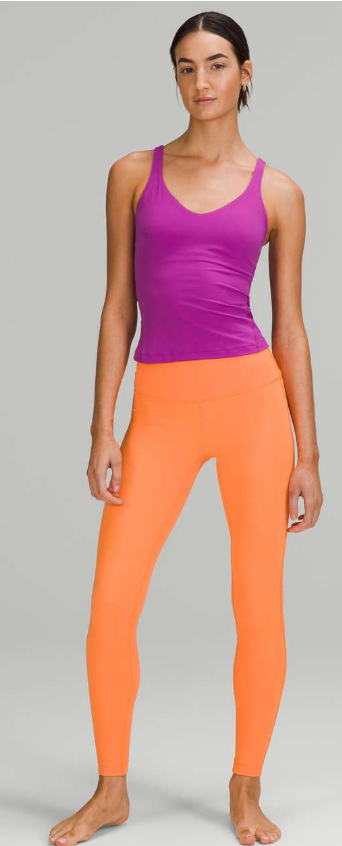 Lululemon Align Waist-Length Tank Top Vivid Plum Sz 14 Brand New