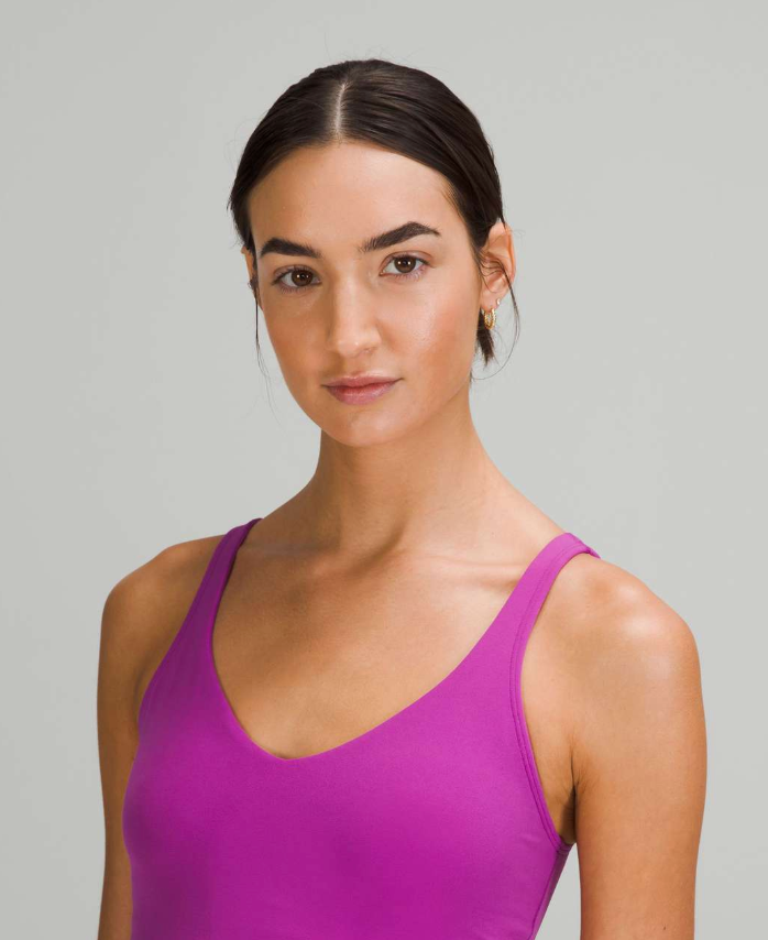 Lululemon Align Waist-Length Tank Top Vivid Plum Sz 14 Brand New