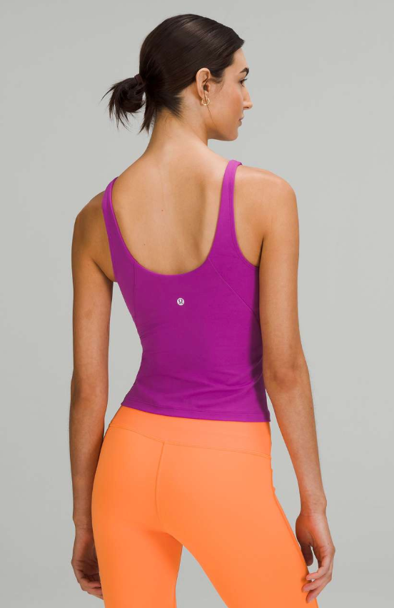Lululemon Align Waist-Length Tank Top Vivid Plum Sz 14 Brand New