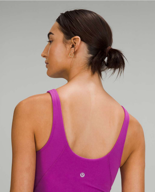 Lululemon Align Waist-Length Tank Top Vivid Plum Sz 14 Brand New