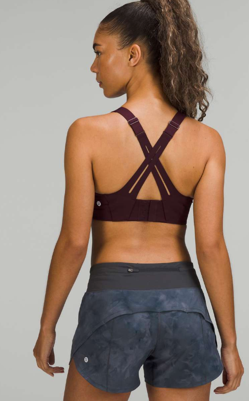Lululemon AirSupport Bra High Support, C–DDD Cups Cassis/Plumful SZ 38DD Brand New
