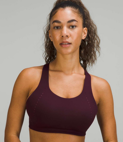 Lululemon AirSupport Bra High Support, C–DDD Cups Cassis/Plumful SZ 38DD Brand New