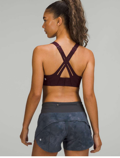 Lululemon AirSupport Bra High Support, C–DDD Cups Cassis/Plumful SZ 38DD Brand New