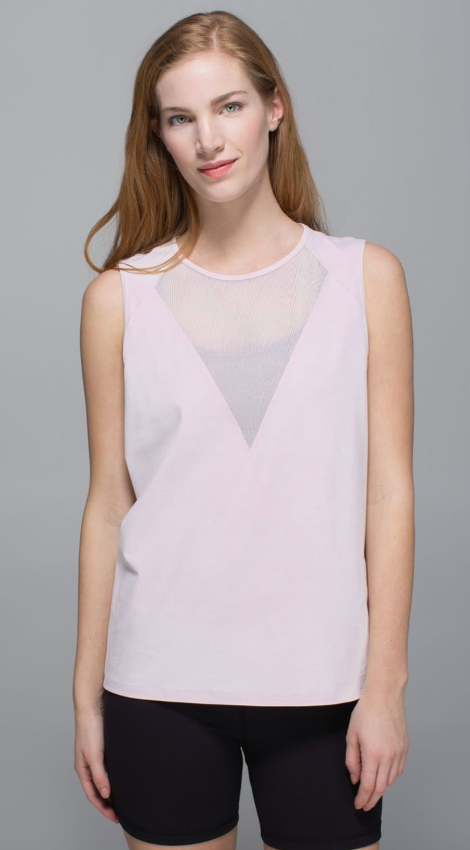 Lululemon Plank Tank Neutral Blush Sz 16 Brand New