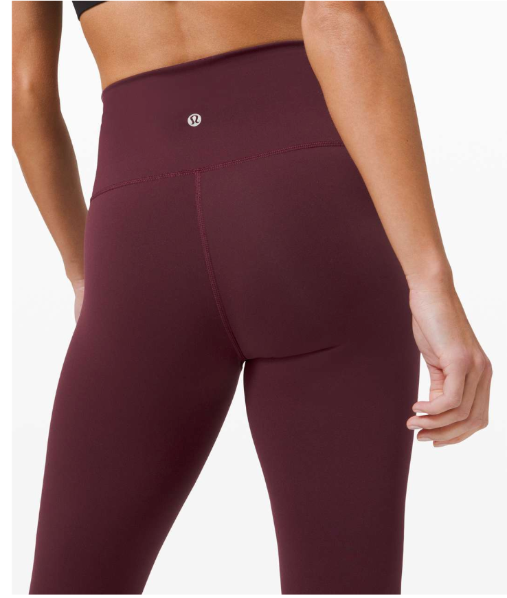 Lululemon Wunder Train High-Rise Tight 25" Inseam Cassis Sz 16