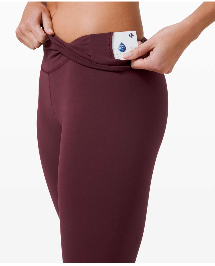 Lululemon Wunder Train High-Rise Tight 25" Inseam Cassis Sz 16