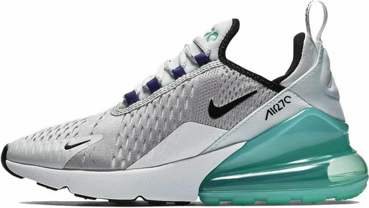 Nike Air Max 270 Platinum Jade Women's Size 6.0 or Youth Size 4.5