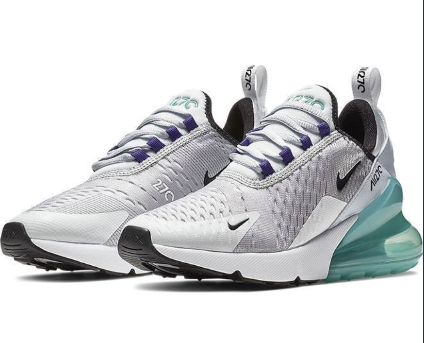 Nike Air Max 270 Platinum Jade Women's Size 7.0 or Youth Size 5.5
