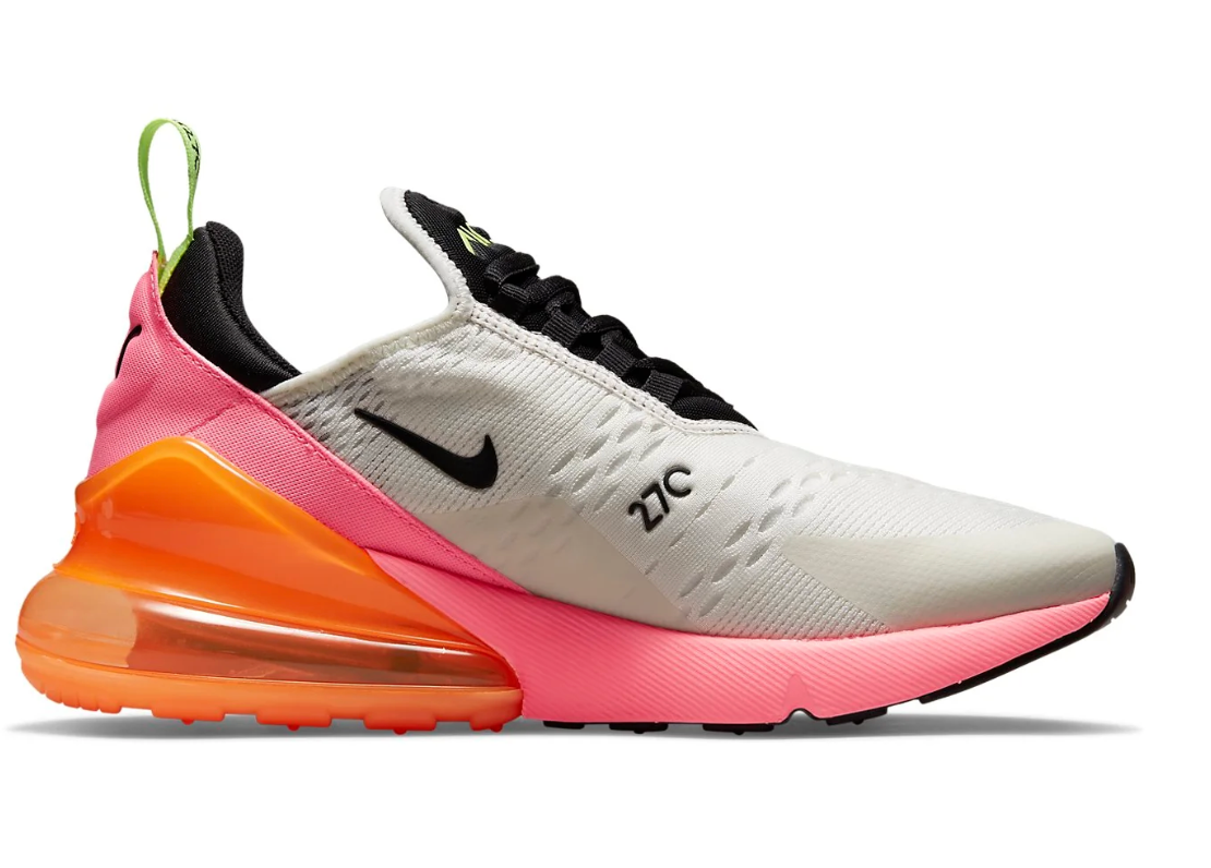 Nike Air Max 270 Women's Summit White Sunset Pulse Women's SIze 6.5 or Youth 5.0