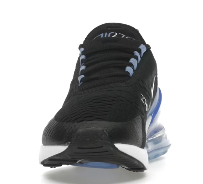 Nike Air Max 270 Black/Metallic Silver/Royal Pulse Women's Size 7.0 or Youth 5.5