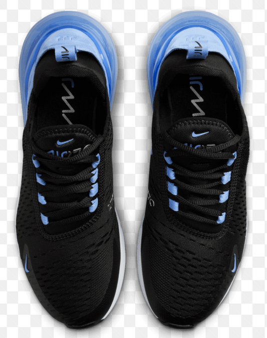 Nike Air Max 270 Black/Metallic Silver/Royal Pulse Women's Size 7.0 or Youth 5.5